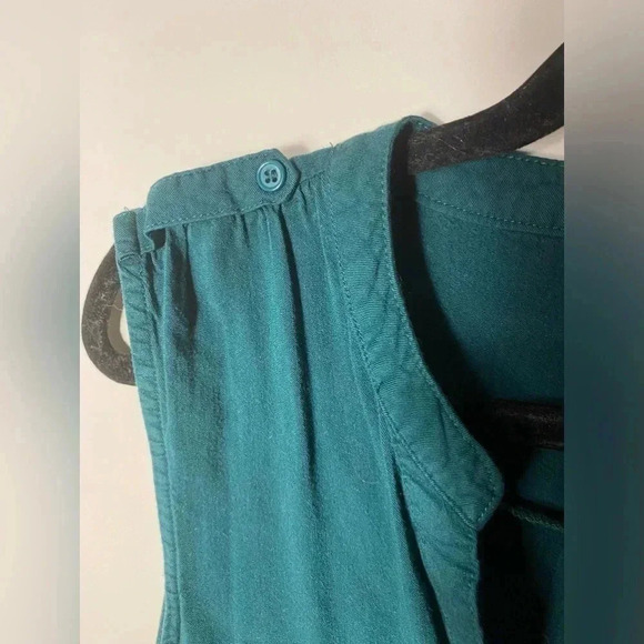 Shoe Dazzle emerald button down dress | size extra large - Picture 3 of 5
